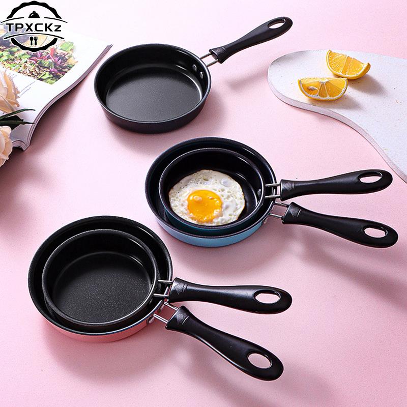 Egg Waffle Pan - Мини-Сковорода нержавеющая сталь предотвращает Стик индукционный