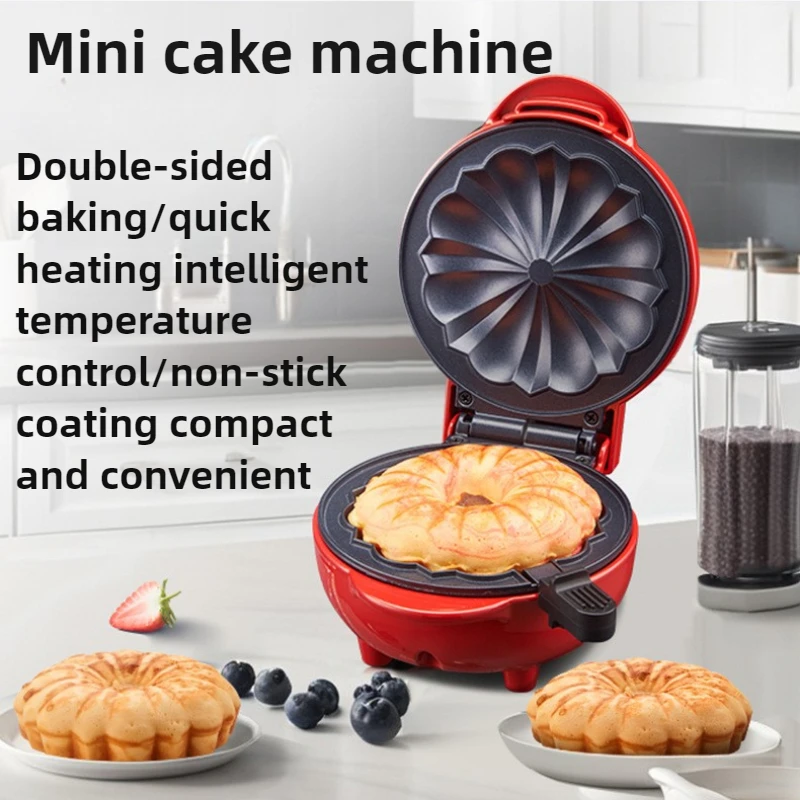 Mini Pancake Griddle - Мини-тостер для дома, двухсторонний, легко моется,