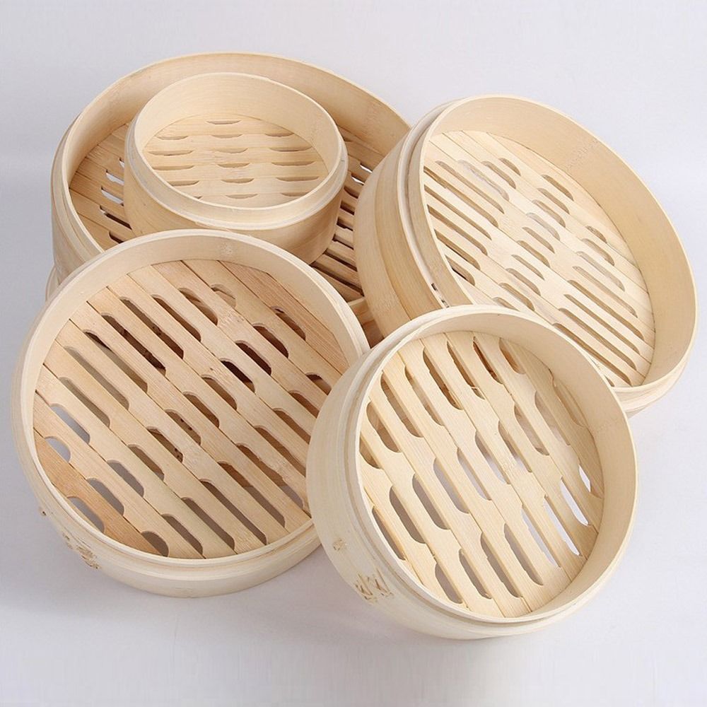 Bao Steamer Bamboo - Бамбуковая корзина для пароварки с крышкой