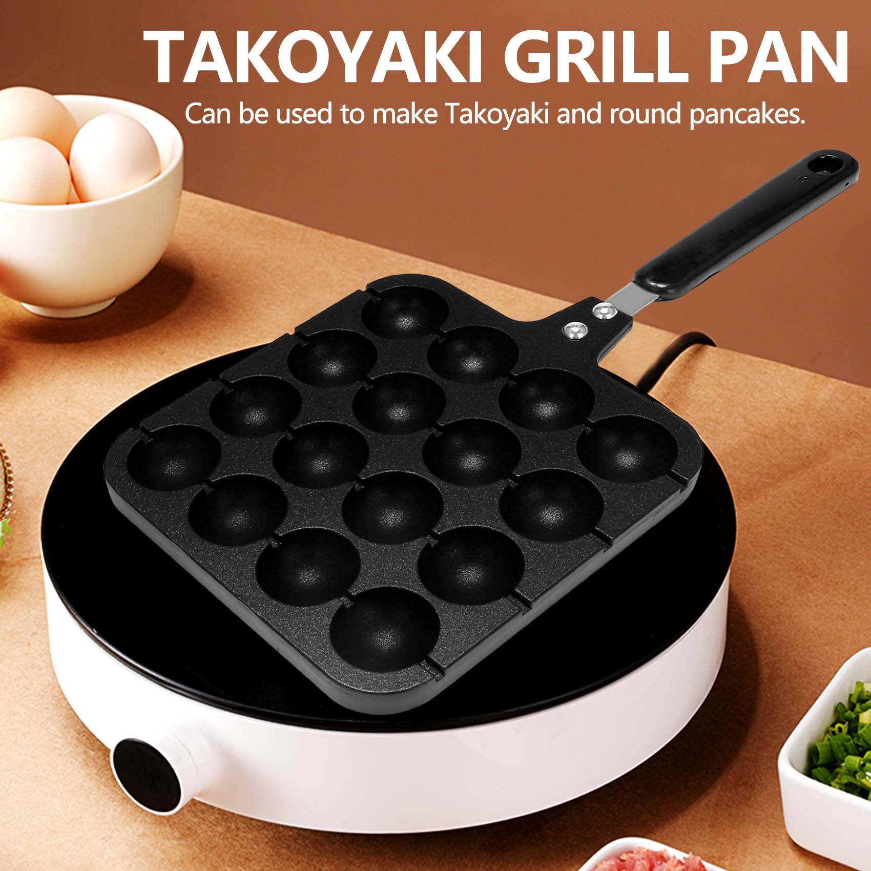 Алюминиевая форма для такояки  – обзор и цена Takoyaki Grill Plate