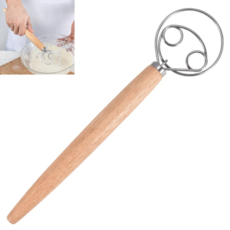 Большой ручной датский венчик  – обзор и цена Danish Pancake Pan