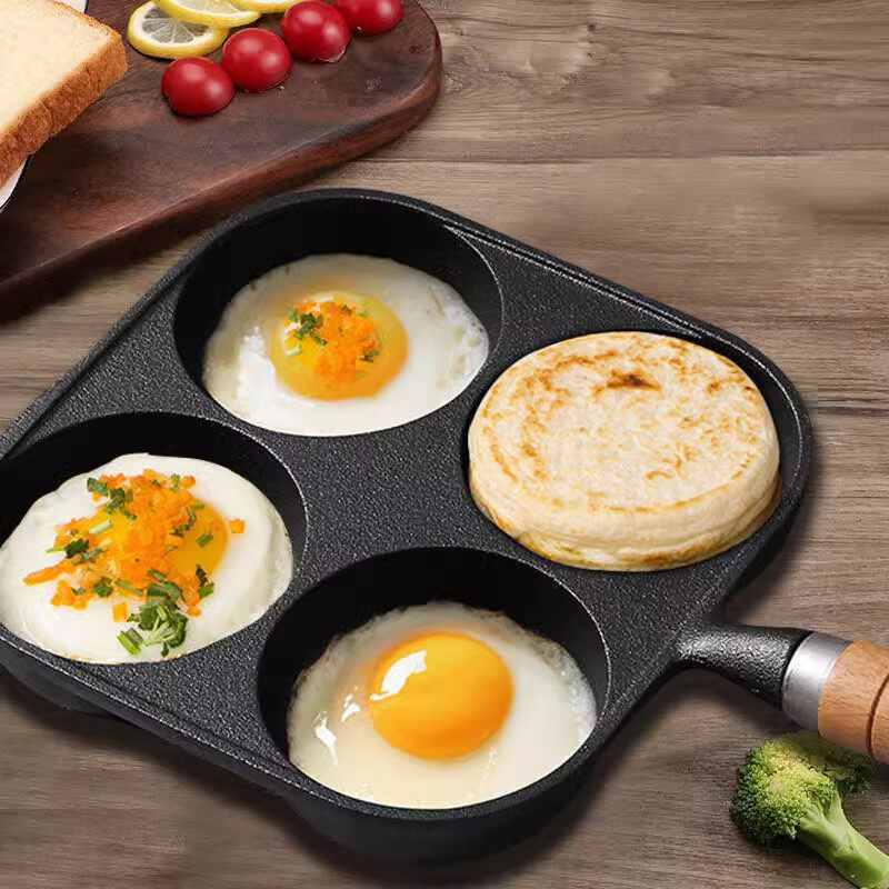 Сковорода для омлета с 4 отвер – обзор и цена Egg Waffle Pan