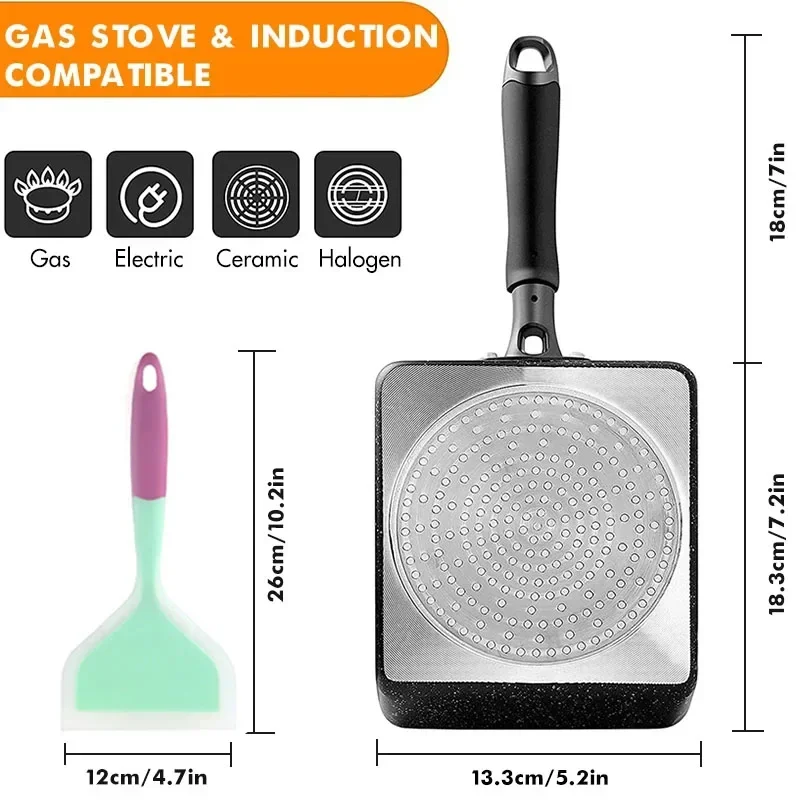 Японская сковорода для омлета  – обзор и цена Egg Waffle Pan