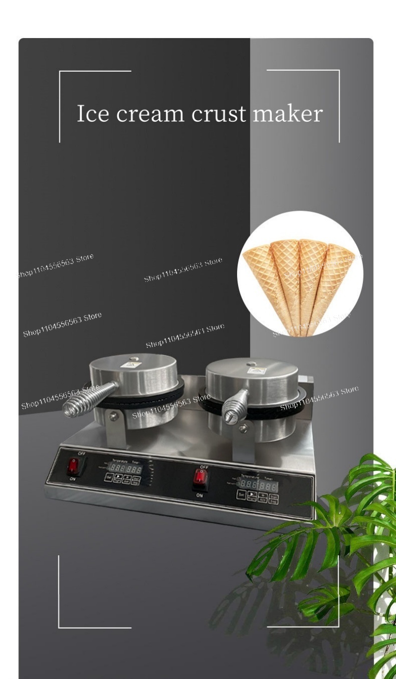 220 В машина для приготовления – обзор и цена Waffle Cone Maker