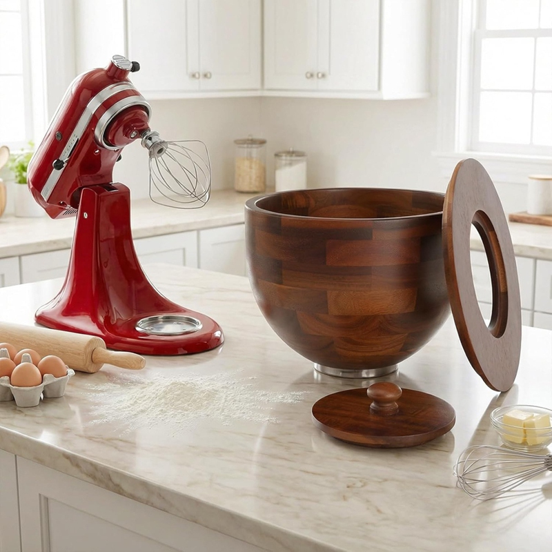 ◉ Деревянная чаша для смешиван – обзор и цена Kitchenaid Mixer Hand Mixer