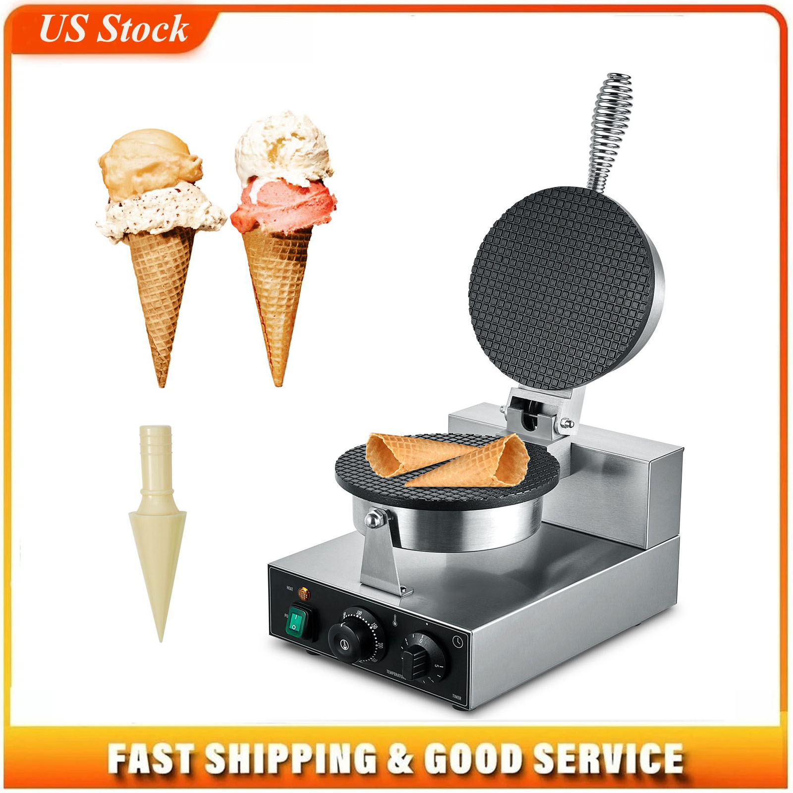 Электрическая вафельница для р – обзор и цена Waffle Cone Maker
