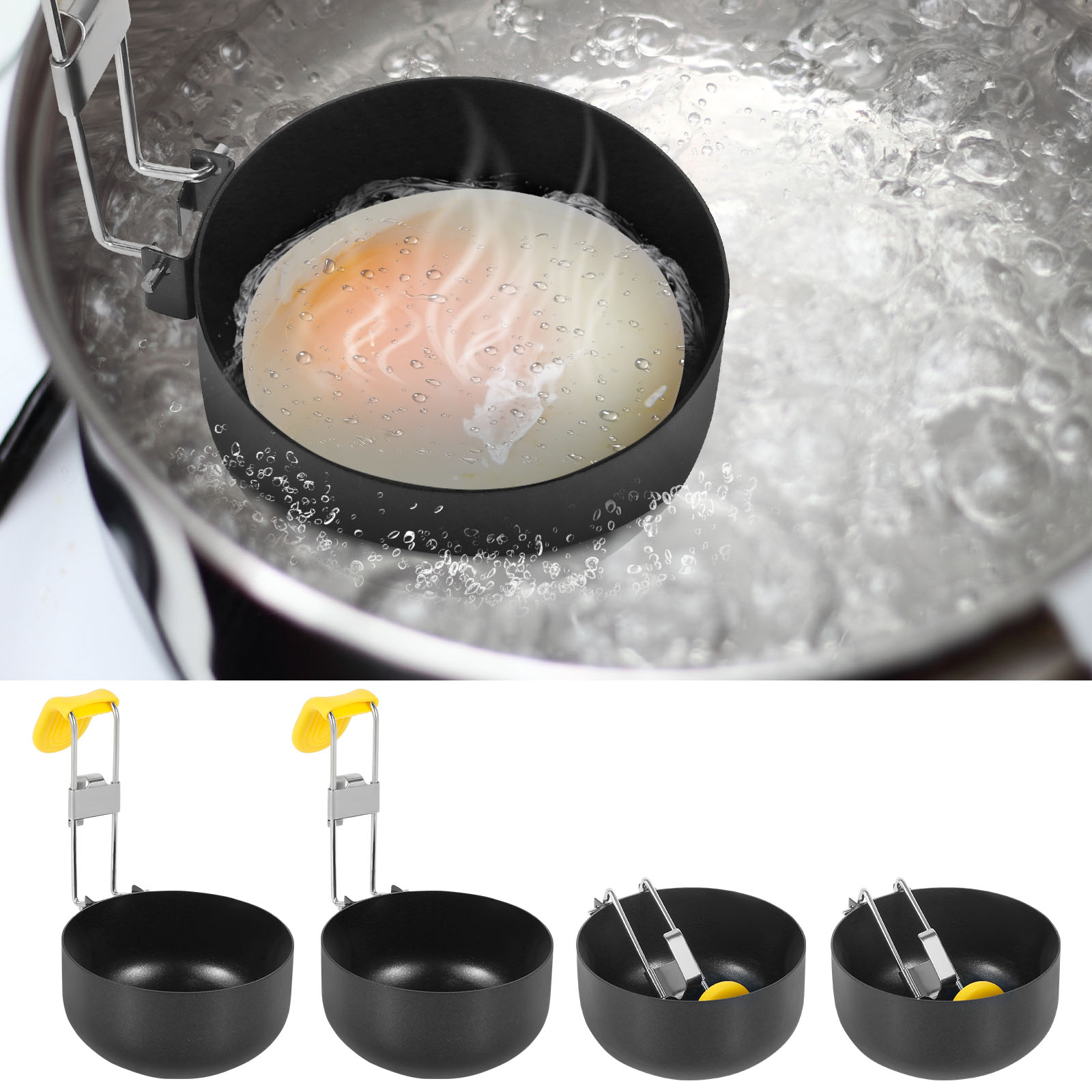 4-паковое кольцо для яиц из не – обзор и цена Mini Pancake Griddle
