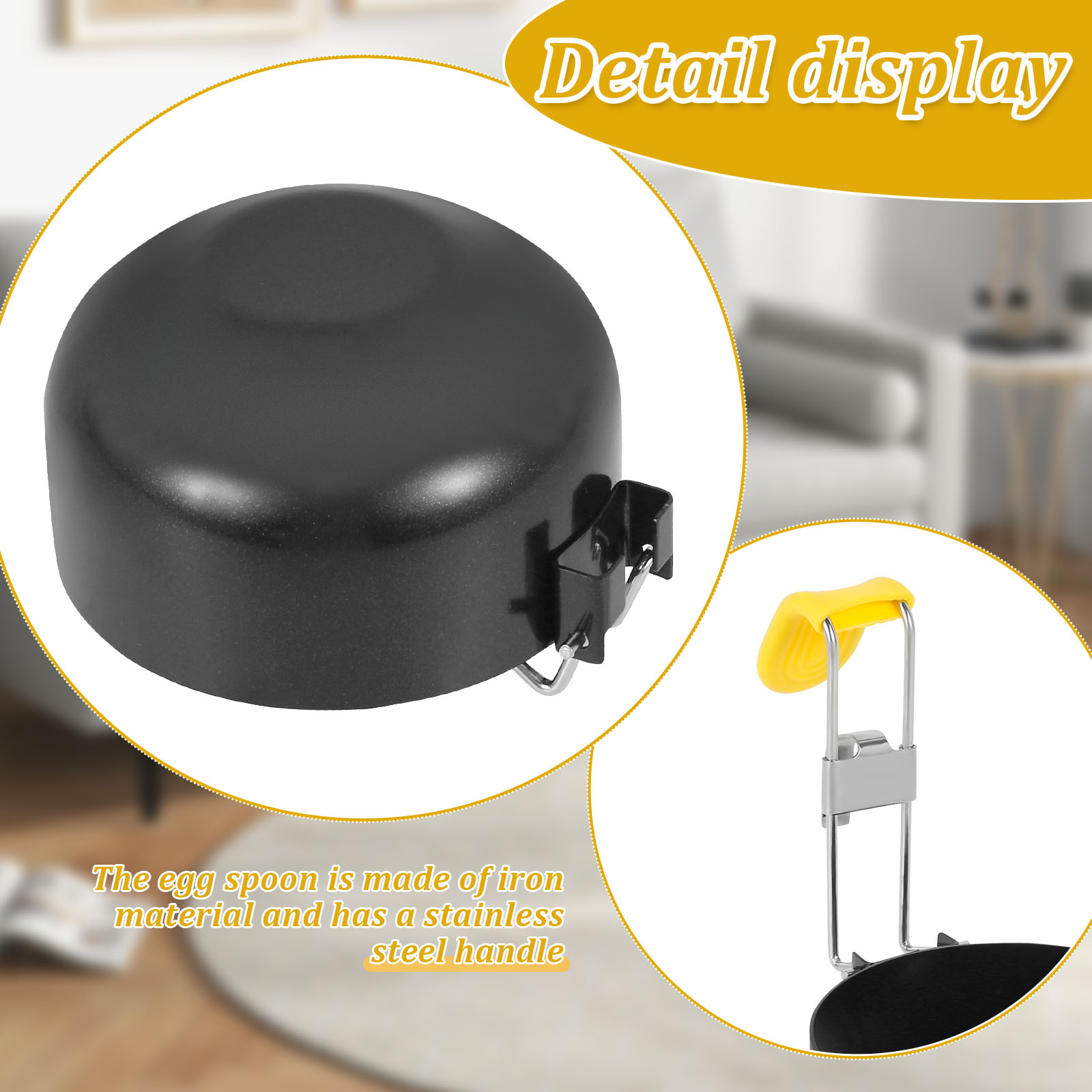 4-паковое кольцо для яиц из не – обзор и цена Mini Pancake Griddle